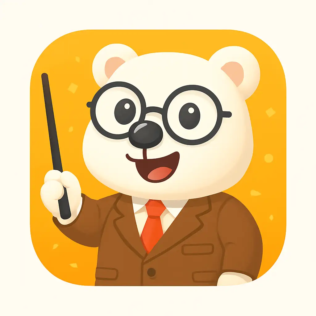 곰돌이 밤 마스코트